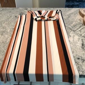 Bar III elastic waste stretch dress pants